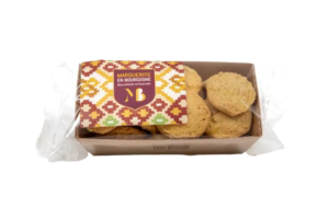 Photo d'un paquet de barquette biscuits, présentée sur un fond blanc.